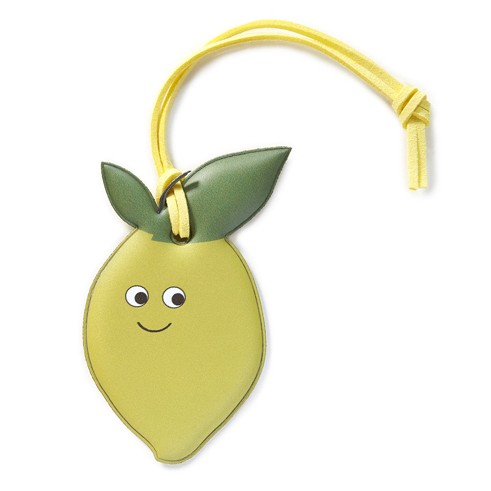 Lemon Soft Shape Reflector Bag Charm - Firefly Reflectors