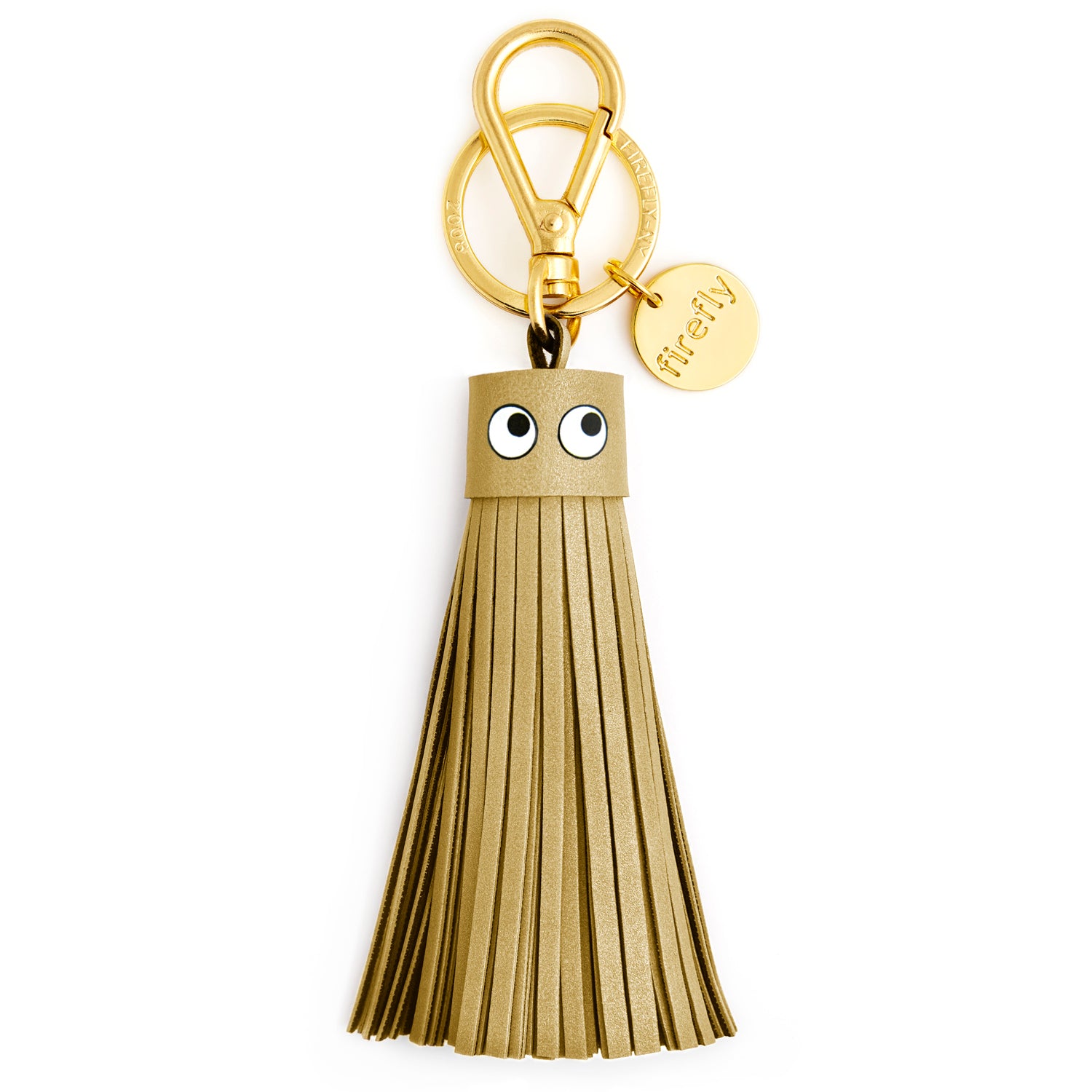 Firefly Reflectors - Marigold "Eye See You" Soft Tassel Reflector Bag Charm