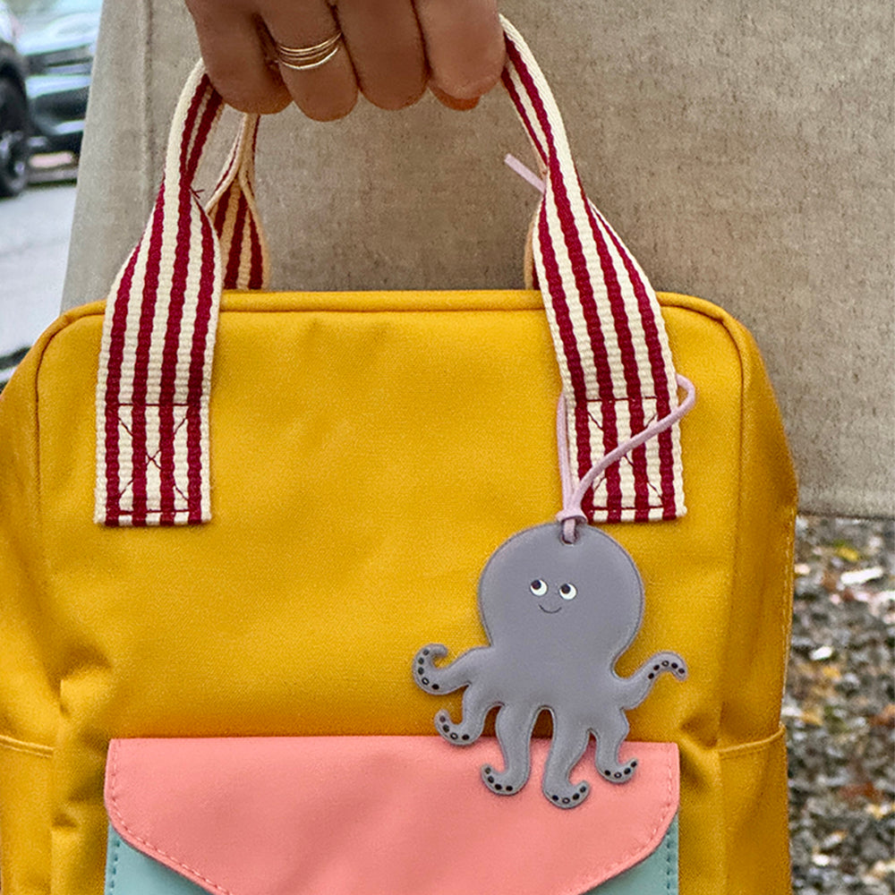 Lilca Octopus bag charm from Firefly Reflectors.