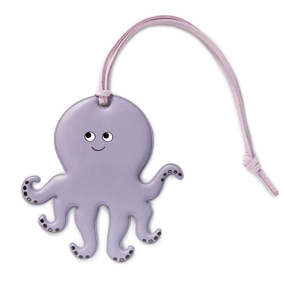 Octopus Soft Shape Reflector Bag Charm from Firefly Reflectors