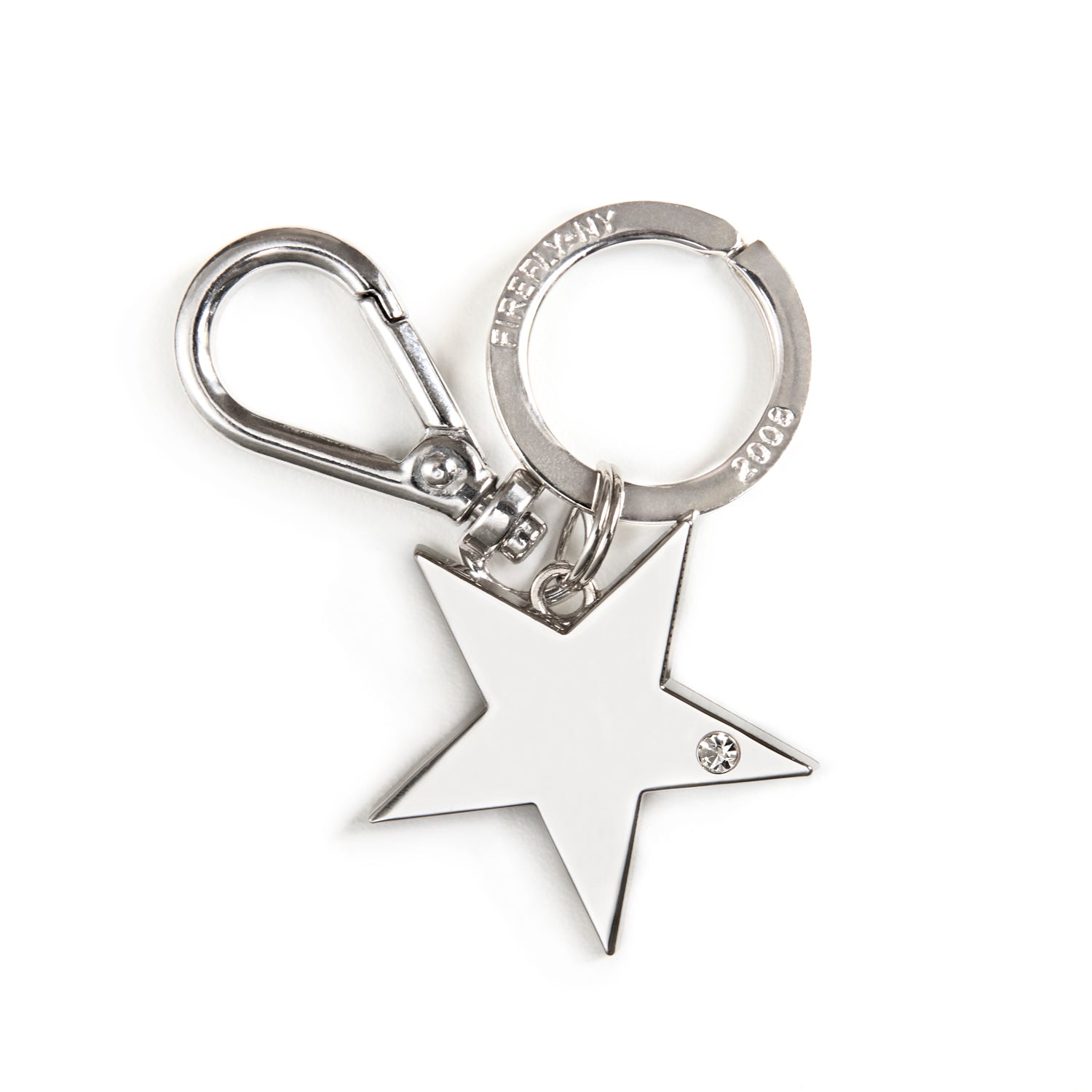 Silver Star Bag Charm