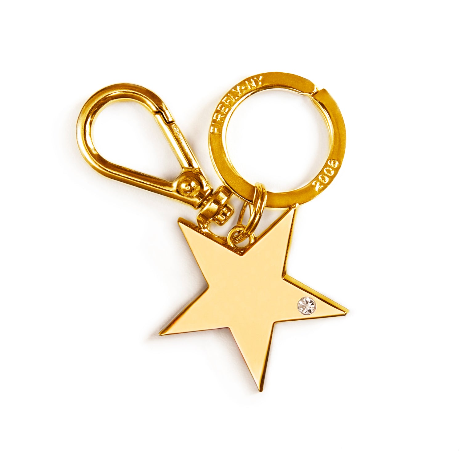 Gold Star Bag Charm