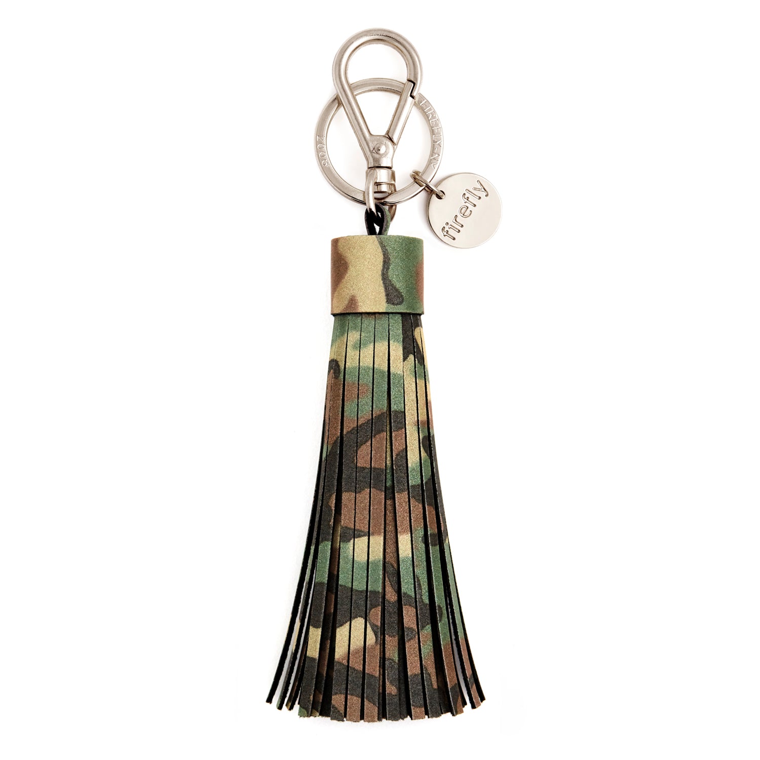 Firefly Reflectors - Camouflage Print Soft Tassel Reflector Bag Charm