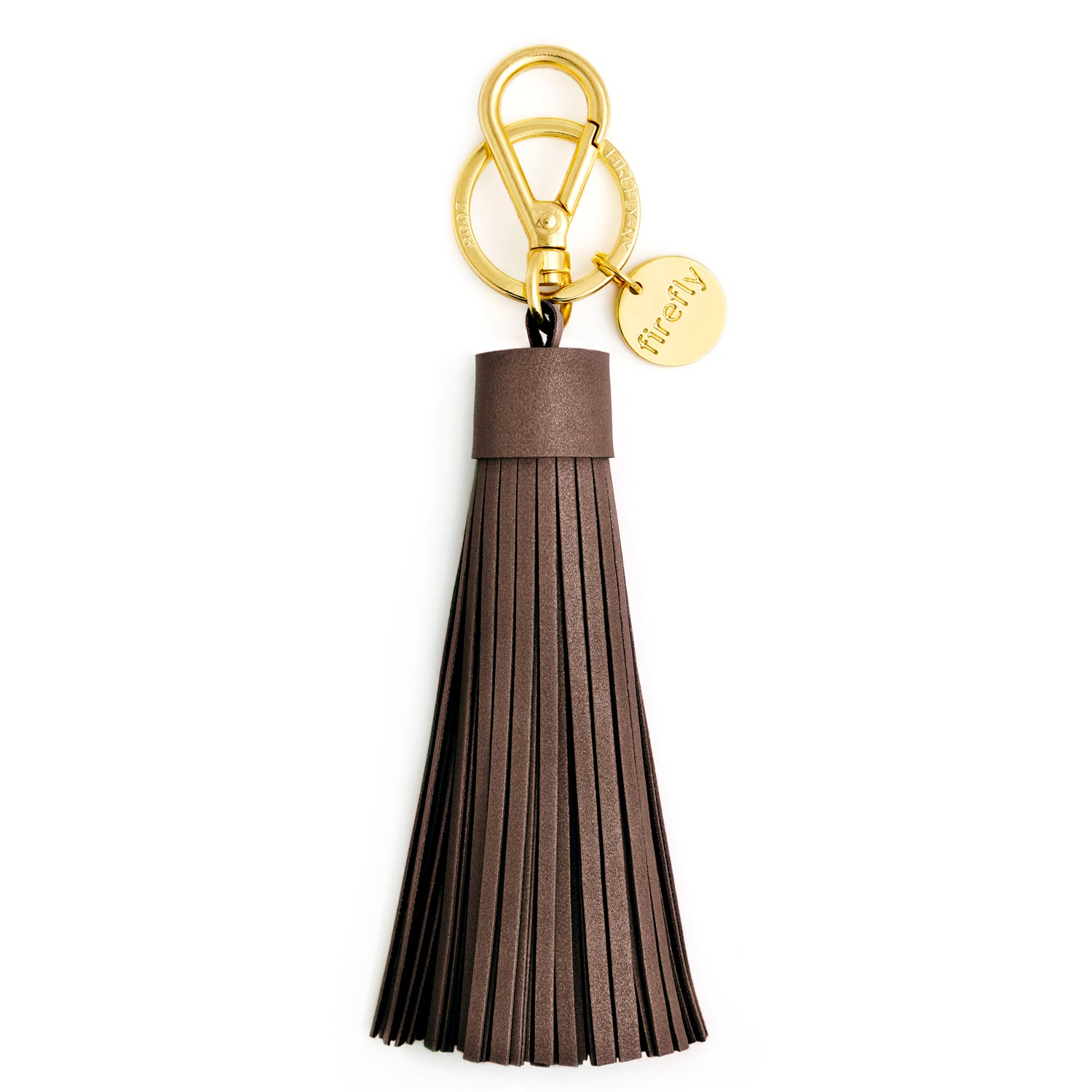 Firefly Reflectors - Chocolate Soft Tassel Reflector Bag Charm