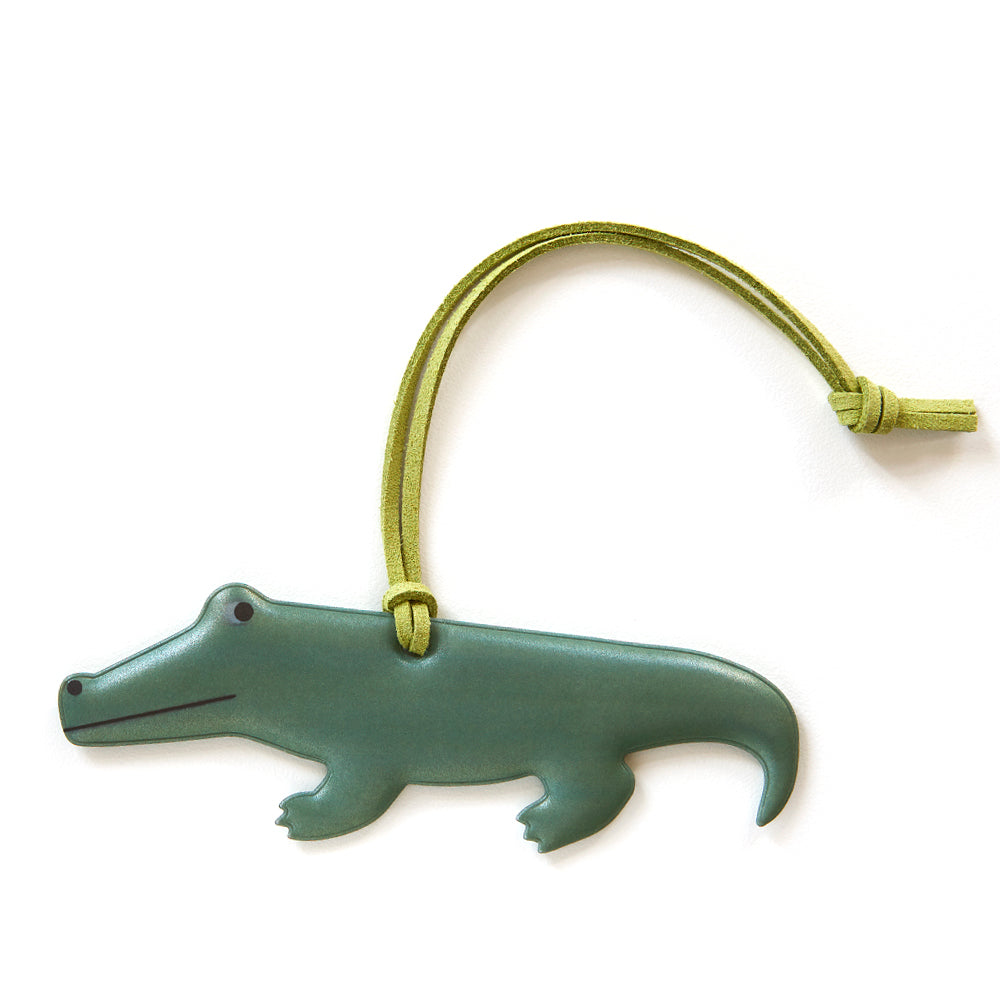 Crocodile Soft Shape Reflector Bag Charm
