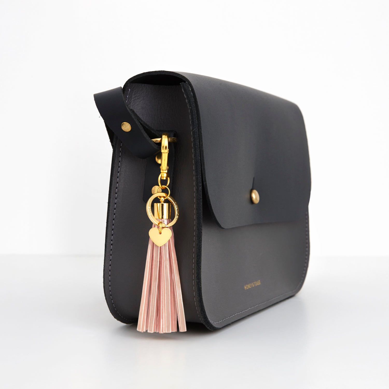 Firefly Reflectors - Nude Pink Tassel Reflector Bag Charm