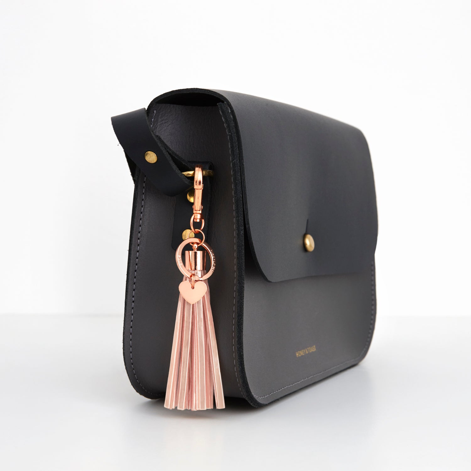 Firefly Reflectors - Nude Pink Rosé Tassel Reflector Bag Charm