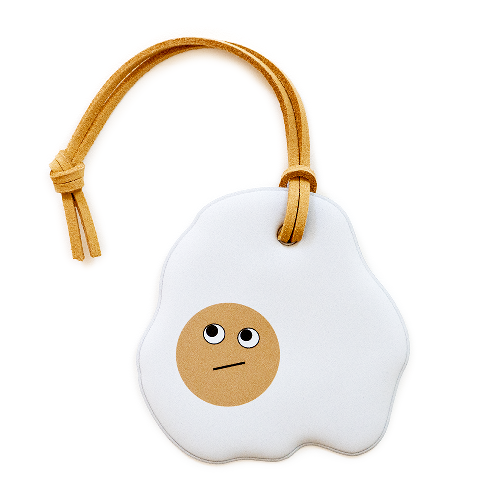 Firefly Reflectors -Fried Egg Soft Shape Reflector Bag Charm