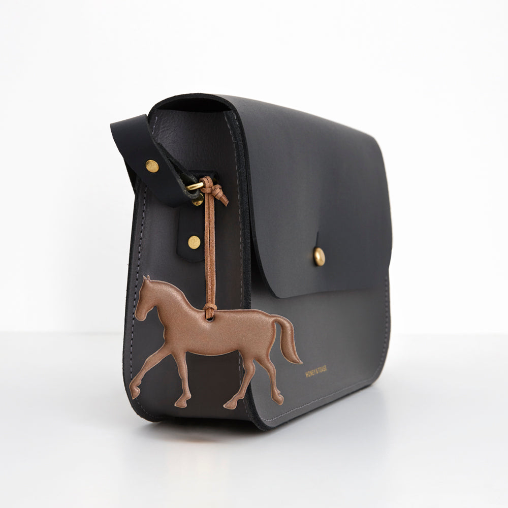 Caramel Horse Soft Shape Reflector Bag Charm