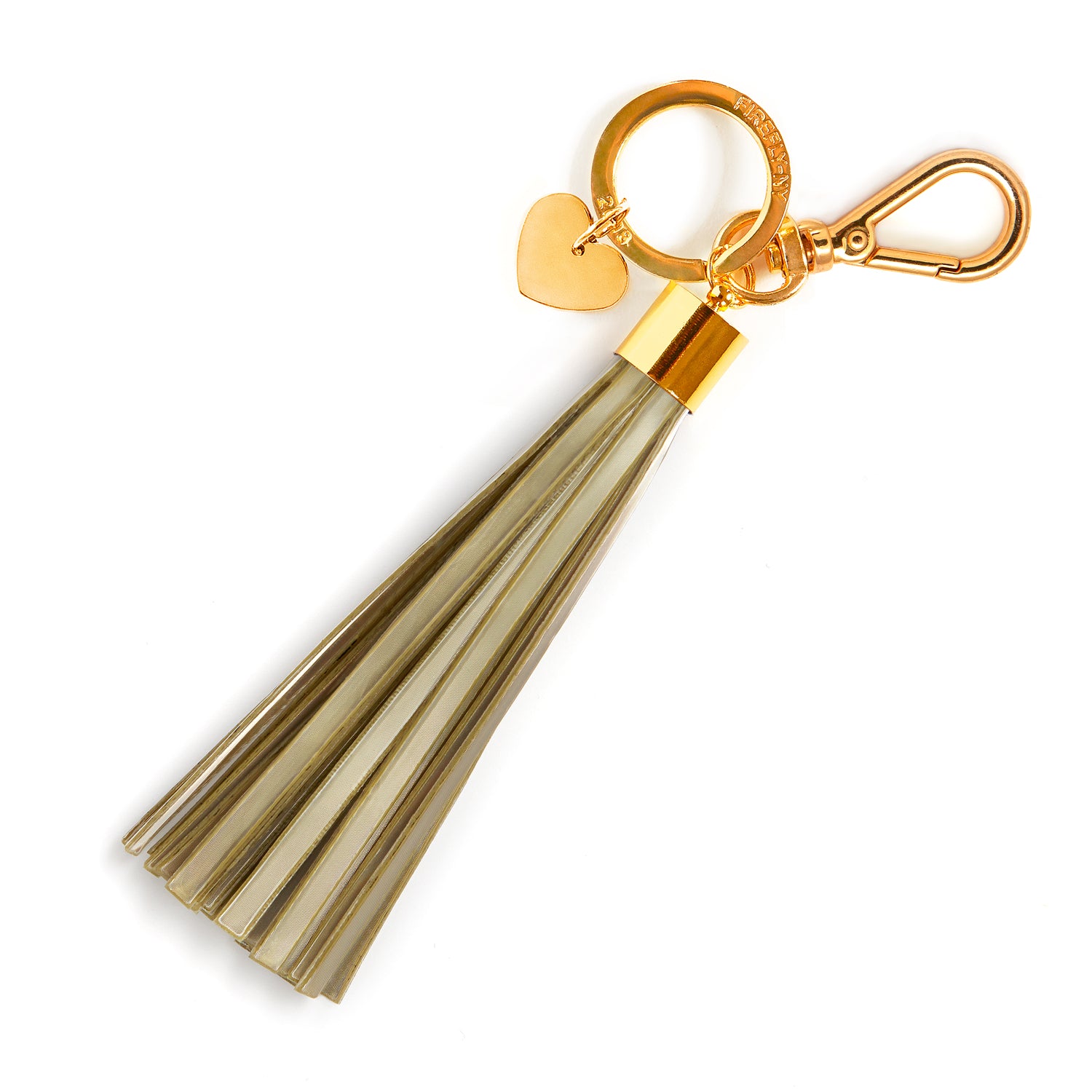 Firefly Reflectors - Khaki Tassel Reflector Bag Charm
