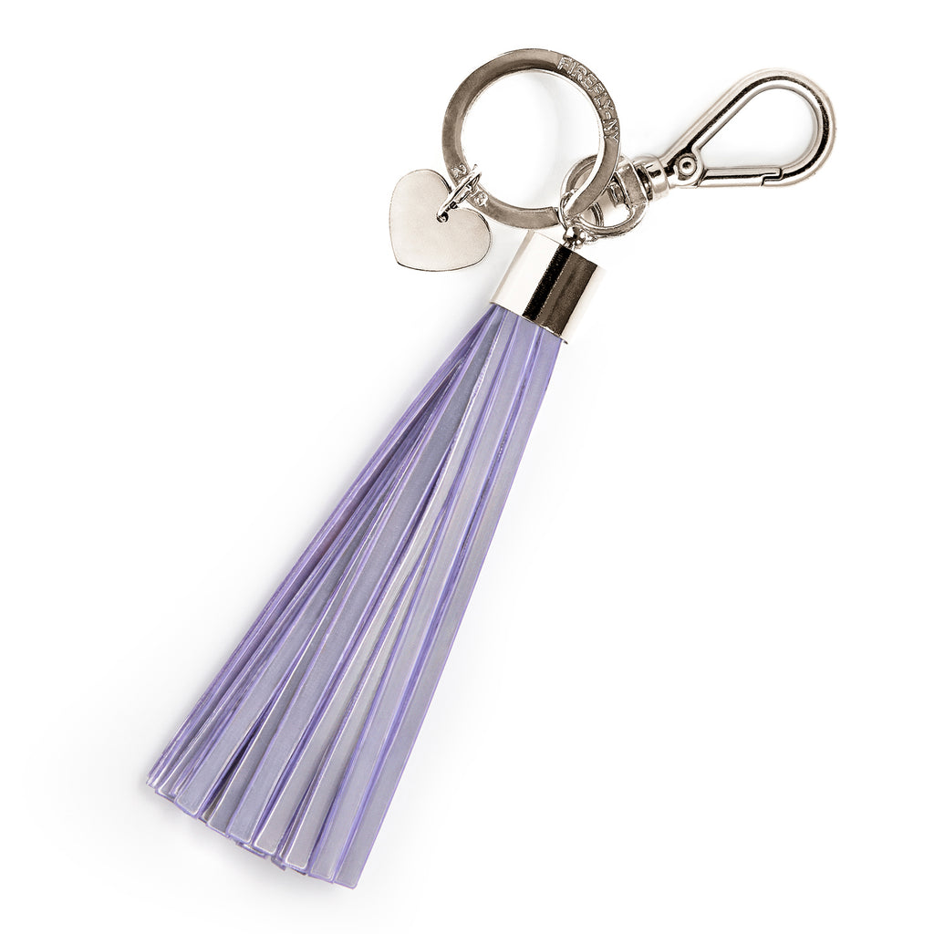 Firefly Reflectors - Lavender Tassel Reflector Bag Charm