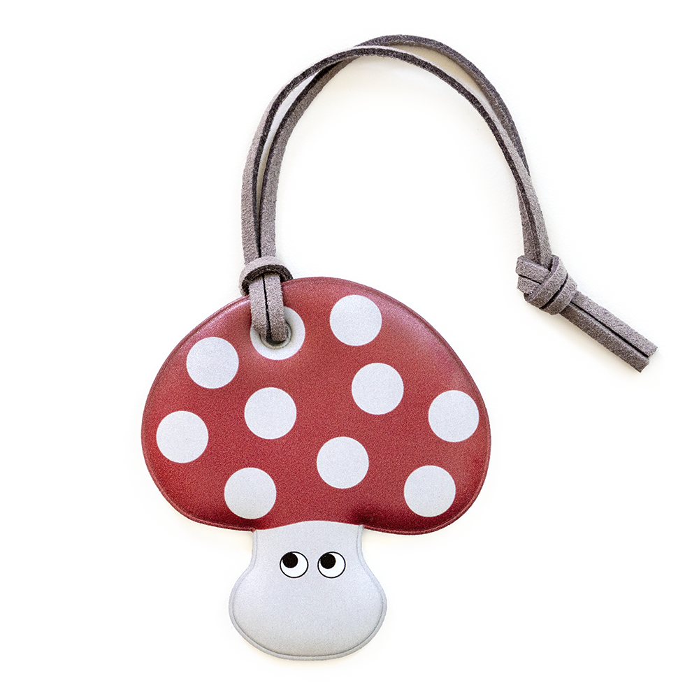 Firefly Reflectors - Mushroom Soft Shape Reflector Bag Charm