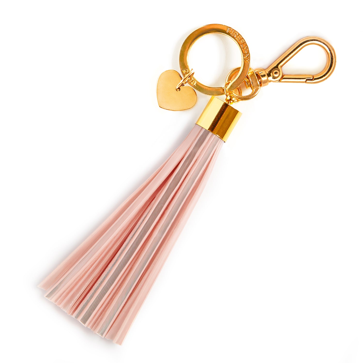 Firefly Reflectors - Nude Pink Tassel Reflector Bag Charm