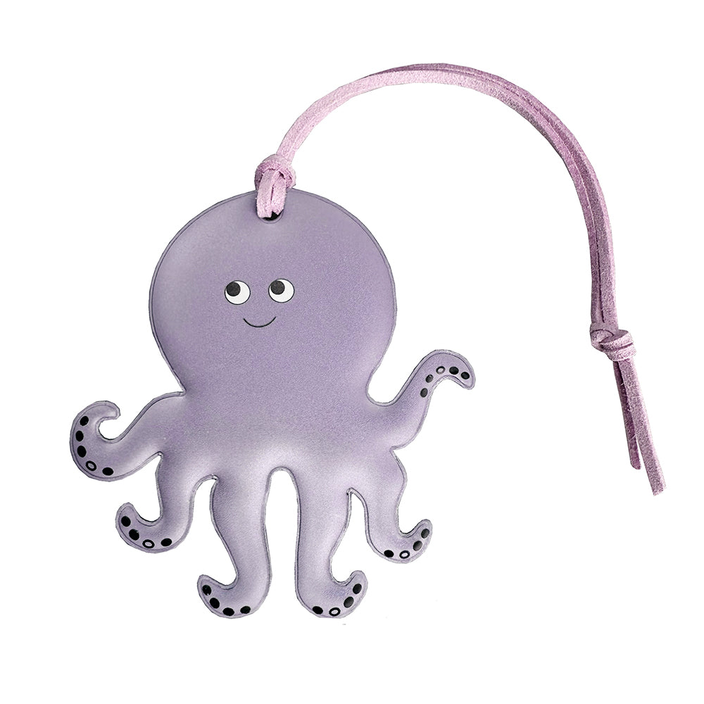 Octopus Soft Shape Reflector Bag Charm