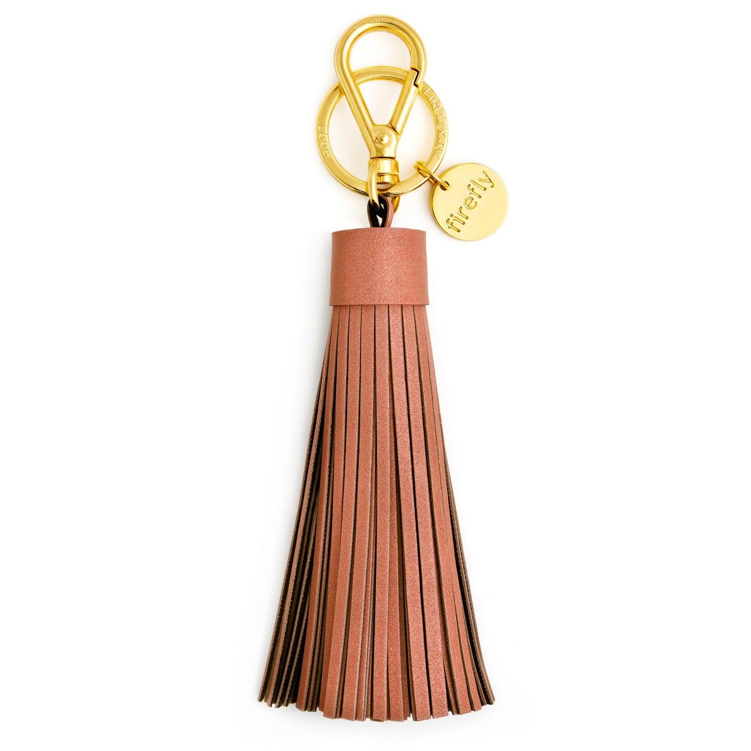 Firefly Reflectors - Orange Soft Tassel Reflector Bag Charm