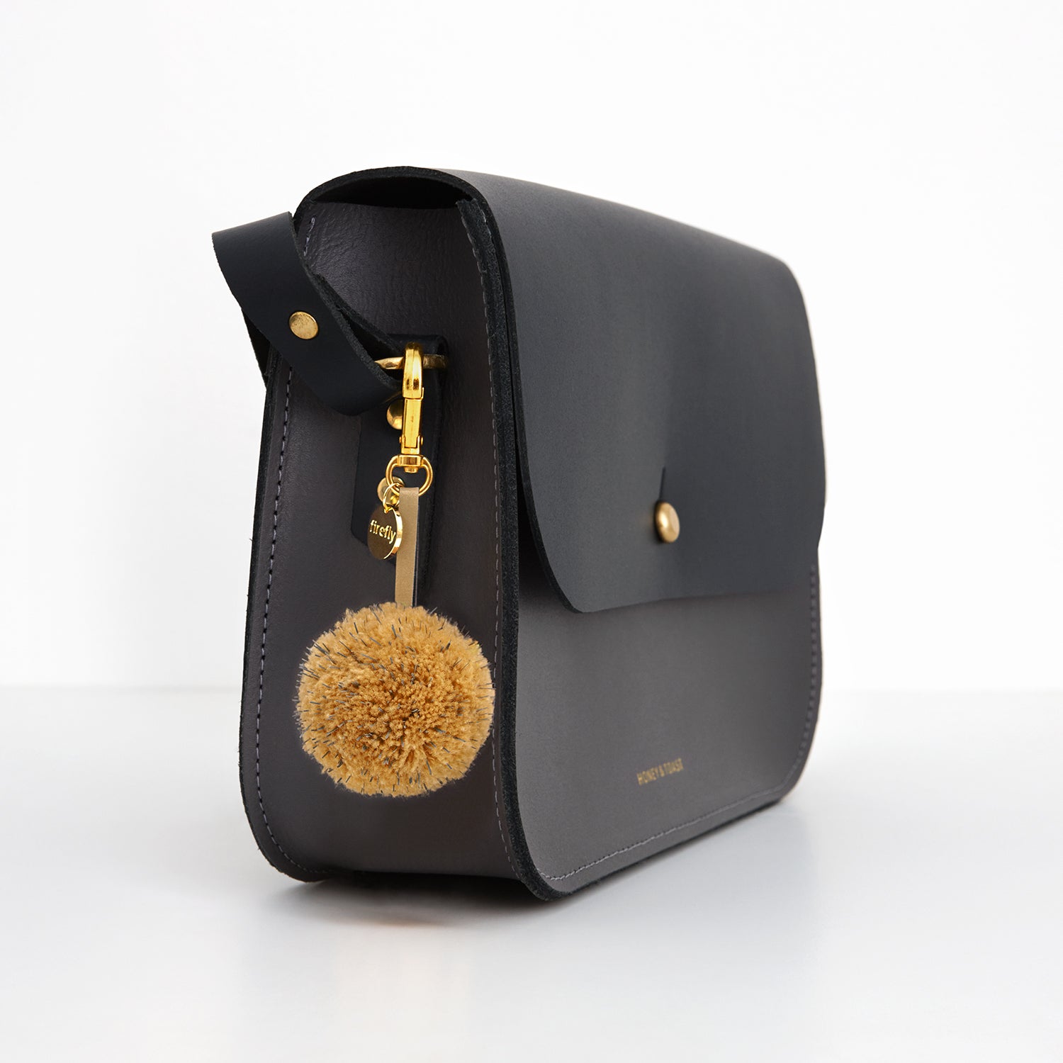 Firefly Reflectors - Reflective Pom Pom Bag Charm - Honey