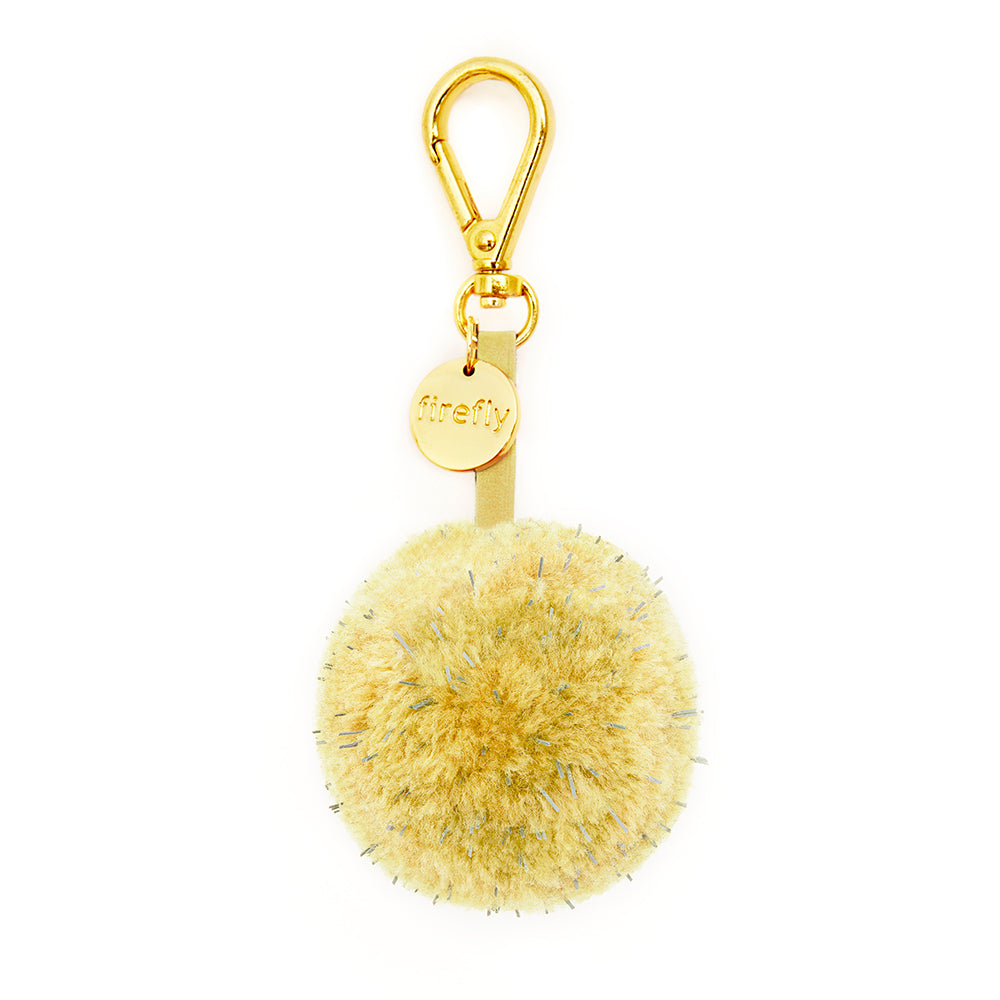 Firefly Reflectors - Reflective Pom Pom Bag Charm - Citron