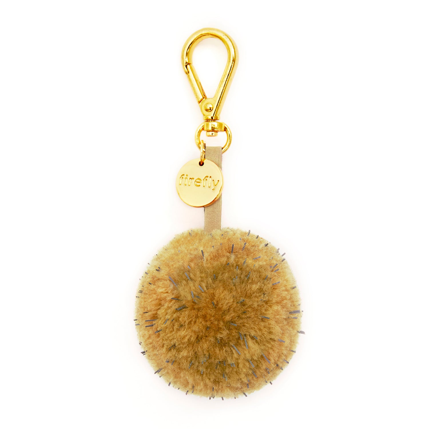 Firefly Reflectors - Reflective Pom Pom Bag Charm - Honey