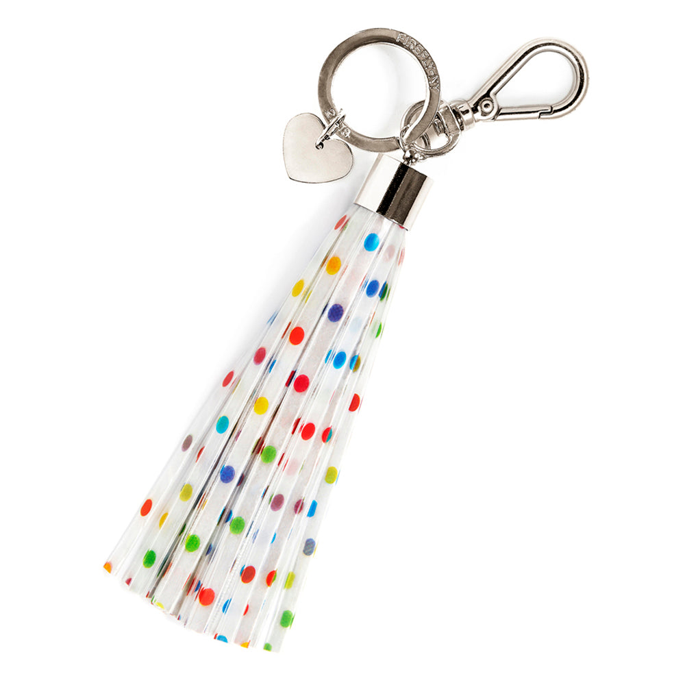 Firefly Reflectors - Rainbow Dots Print Tassel Reflector