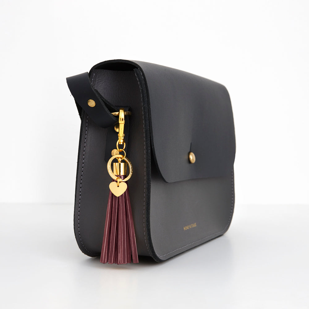 Firefly Reflectors - Burgundy Tassel Reflector