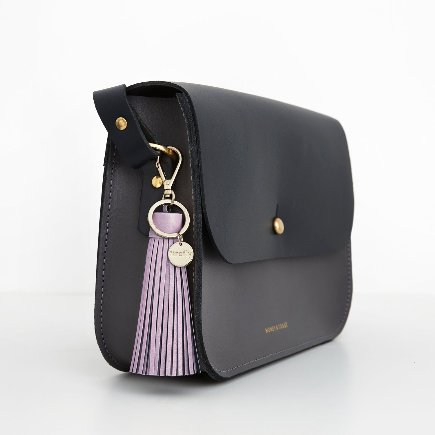Firefly Reflectors - Lilac Soft Tassel Reflector Bag Charm