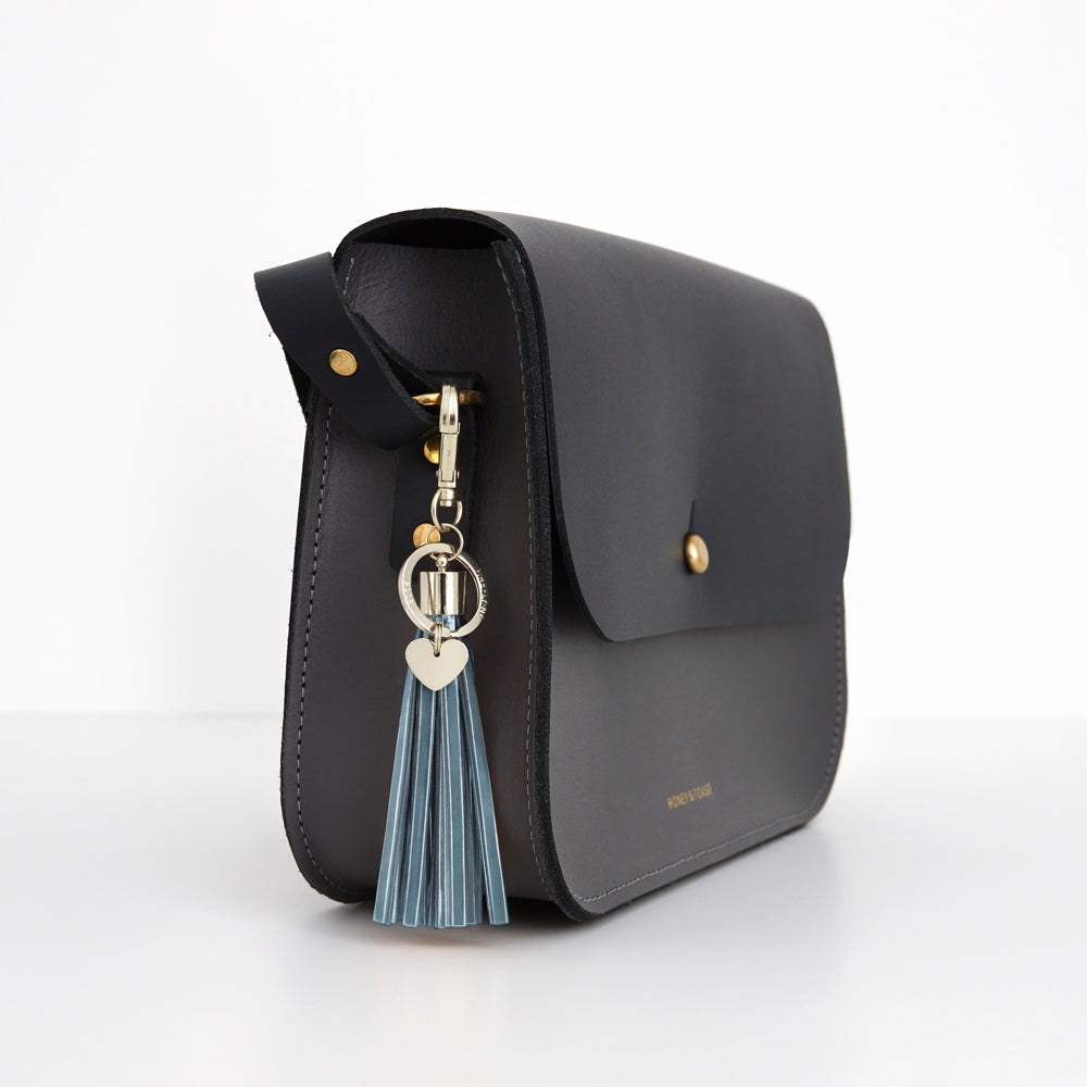 Firefly Reflectors - Teal Tassel Reflector Bag Charm