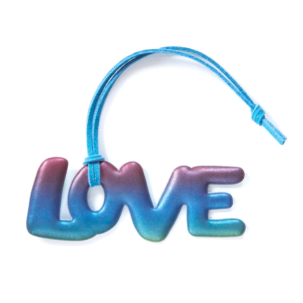 LOVE Holographic Soft Shape Reflector Bag Charm