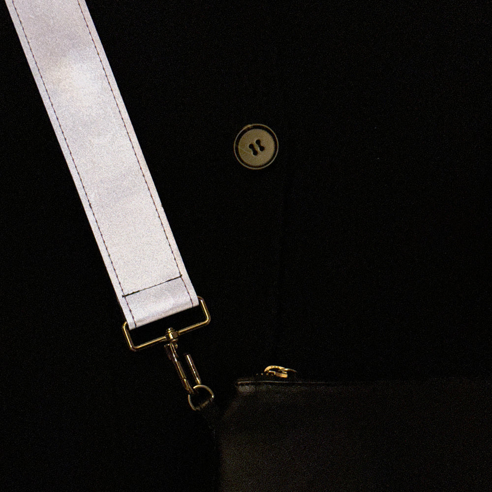 Firefly Reflectors - Reflective Shoulder Strap - Charcoal